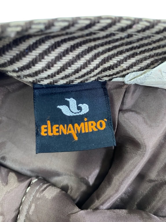 ELENA MIRO GONNA VINTAGE A SPINA DI PESCE MARRONE DA DONNA XL