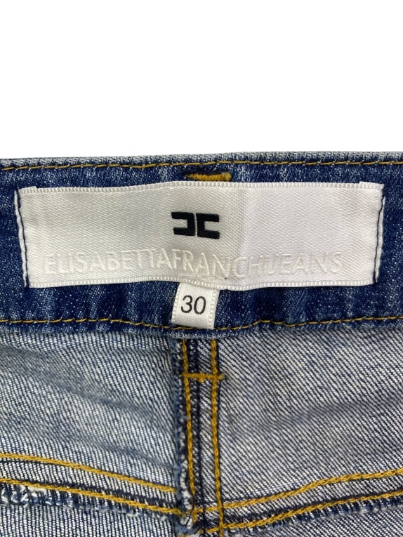 ELISABETTA FRANCHI JEANS ΠΑΝΤΕΛΟΝΙ J J31585 VINTAGE ΣΚΙΣΙΜΑΤΑ ΜΠΛΕ ΓΥΝΑΙΚΕΙΟ S