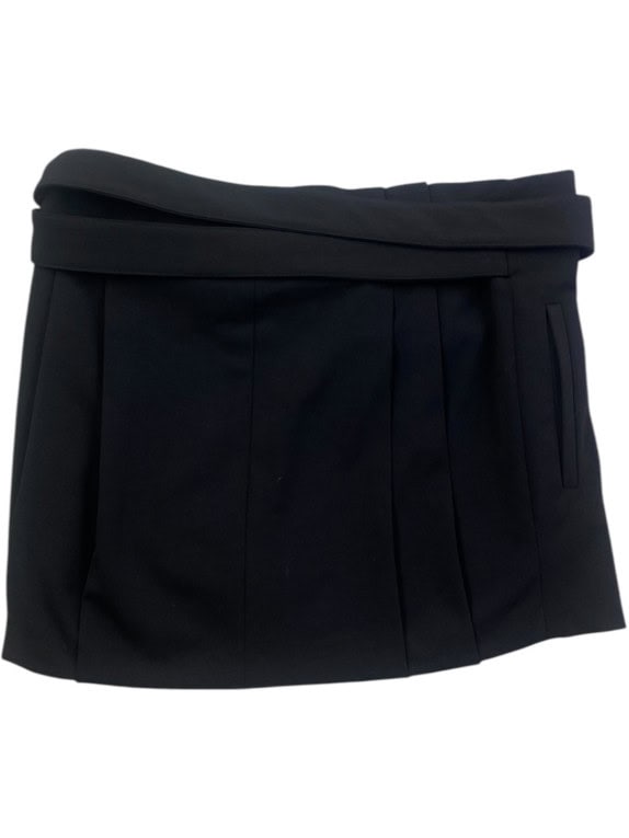 ELISABETTA FRANCHI ΠΛΙΣΕ ΦΟΥΣΤΑ MINIMAL ΜΑΥΡΗ ΓΥΝΑΙΚΕΙΑ PRE OWNED L