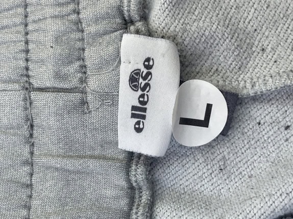 ELLESSE BERMUDA SHORTS SPORTY ΓΚΡΙ ΑΝΤΡΙΚΟ PRE OWNED L