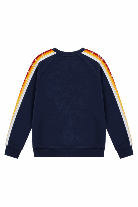 ELLESSE CREWNECK RETRO NAVY MEN PRE OWNED S