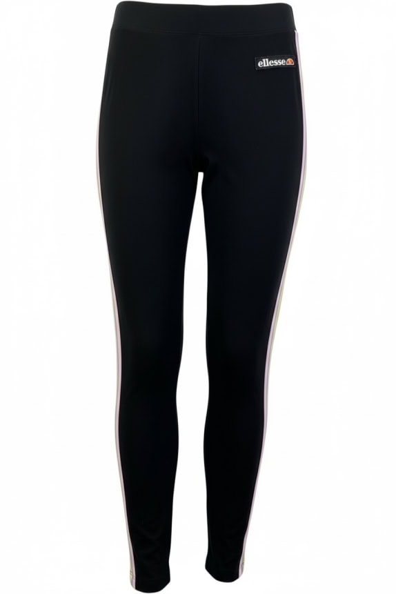 ELLESSE LEGGINGS HERITAGE STRIPES BLACK WOMENS S