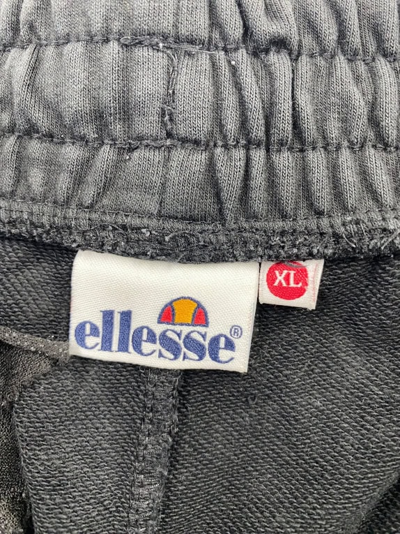 Ellesse Pantaloni della tuta neri da uomo XL