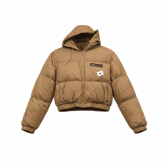 Ellesse Puffer Jacket Vintage Logo Μπεζ Unisex M