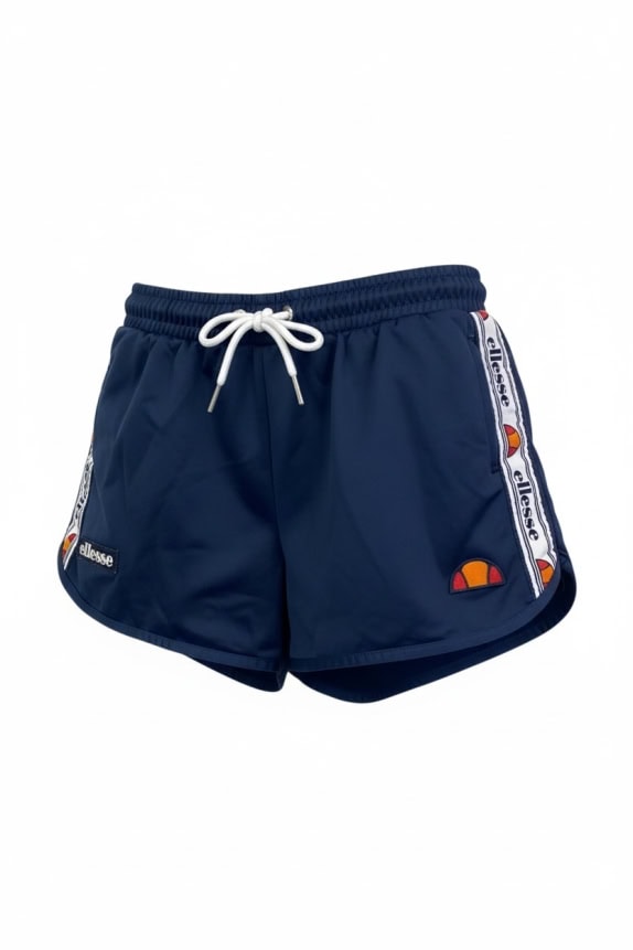 ELLESSE RUNNING SHORTS VINTAGE STYLE LOGO NAVY BLUE WOMEN S