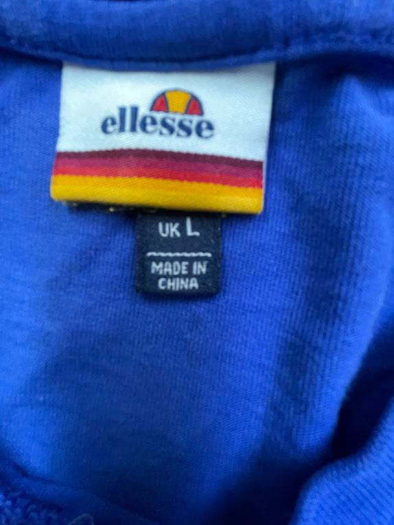 ELLESSE T-SHIRT VINTAGE COLORBLOCK ΜΠΛΕ ΑΝΔΡΙΚΟ L