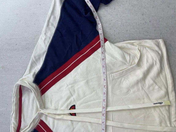 ELLESSE TRACK JACKET RETRO WHITE MALE PRE OWNED M