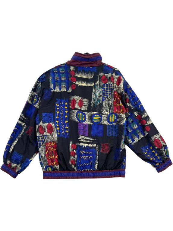 Emaroo Track Jacket 90s Multicolor Pattern Unisex M