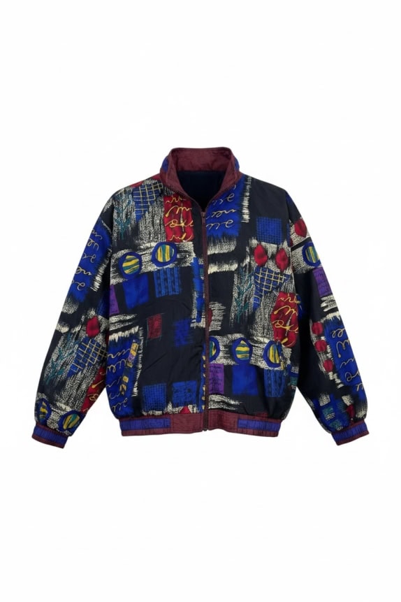 Emaroo Track Jacket 90s Πολύχρωμο Pattern Unisex M