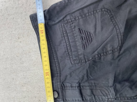 EMPORIO ARMANI BERMUDA SHORTS MINIMAL ΜΑΥΡΟ ΓΥΝΑΙΚΕΙΟ PRE OWNED M