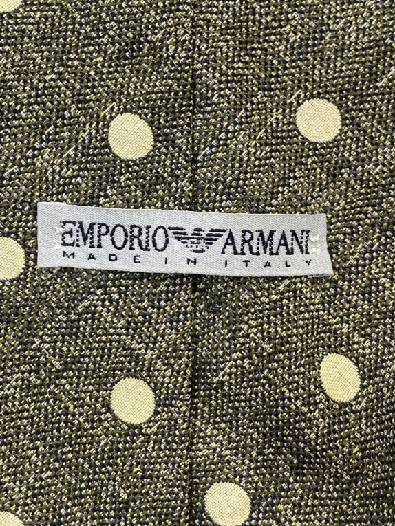 EMPORIO ARMANI ΓΡΑΒΑΤΑ CLASSIC ΠΟΥΑ CHARCOAL ΑΝΤΡΙΚΟ PRE OWNED