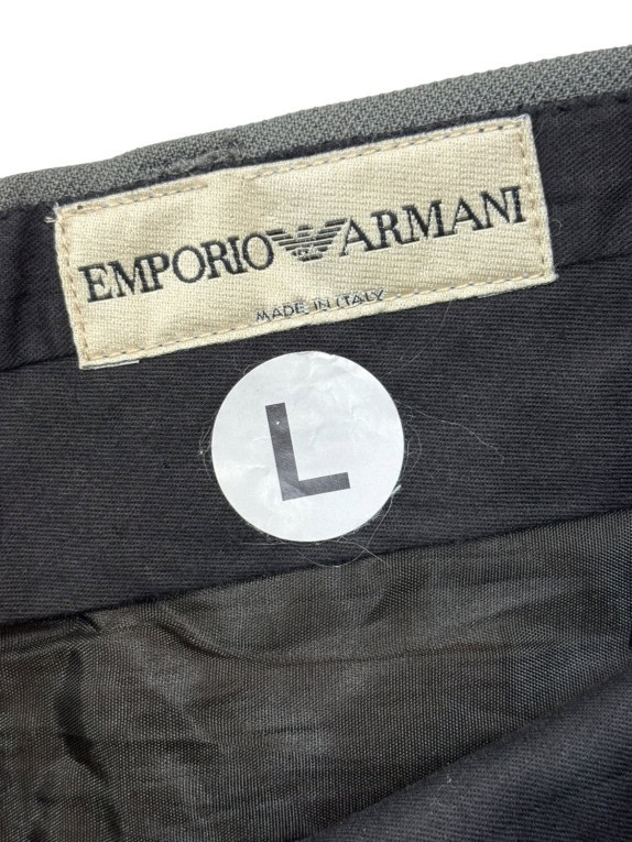 EMPORIO ARMANI PANTALONI CLASSIC GRIGIO UOMO PRE OWNED L