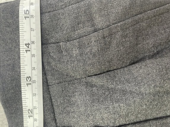 EMPORIO ARMANI TROUSERS CLASSIC GREY MEN PRE OWNED S
