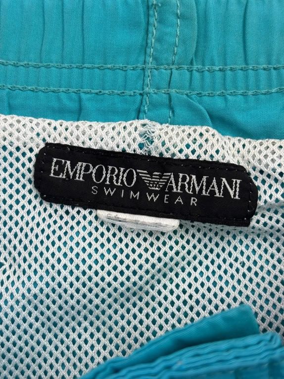 EMPORIO ARMANI SWIM SHORTS MINIMAL ΤΙΡΚΟΥΑΖ ΑΝΤΡΙΚΟ PRE OWNED
