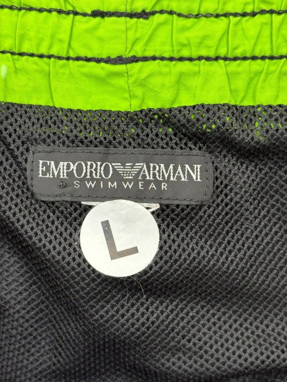 EMPORIO ARMANI SWIMWEAR ΣΟΡΤΣ ΜΑΥΡΟ ΑΝΤΡΙΚΟ PRE OWNED L