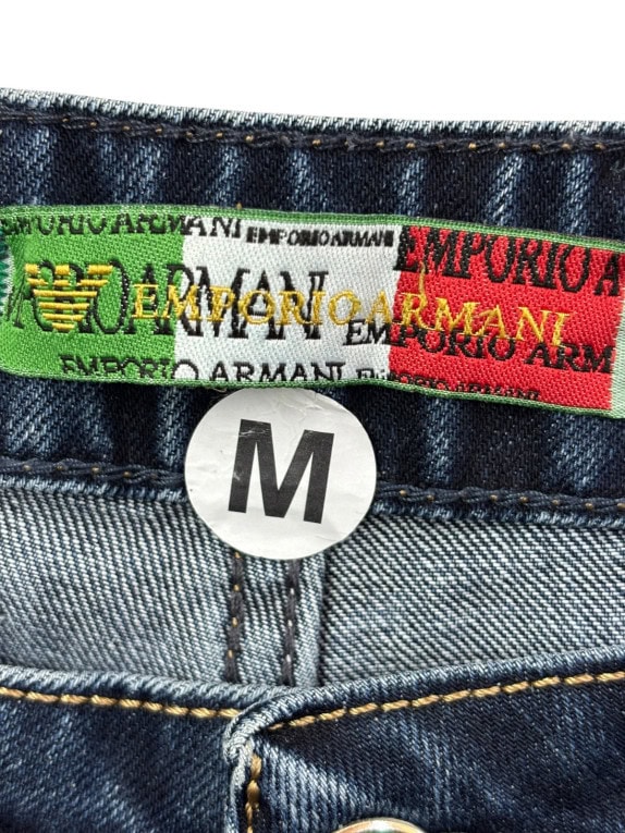 EMPORIO ARMANI ΤΖΙΝ ΠΑΝΤΕΛΟΝΙ ΚΛΑΣΙΚΟ WASHED BLUE ΑΝΤΡΙΚΟ PRE OWNED M