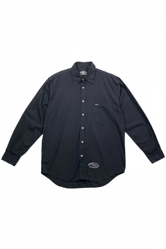 ENERGIE Πουκάμισο Vintage με Λογότυπο Μαύρο Ανδρικό L-XL