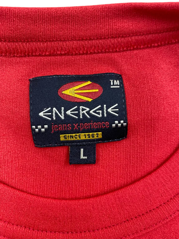 ENERGIE T-SHIRT ΛΟΓΟΤΥΠΟ ΚΟΚΚΙΝΟ ΑΝΔΡΙΚΟ L