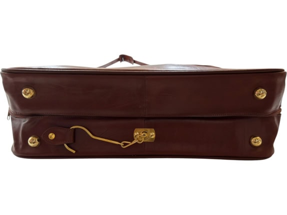 ENRICO LALLIANO GARMENT BAG CLASSIC ΚΑΦΕ UNISEX PRE OWNED