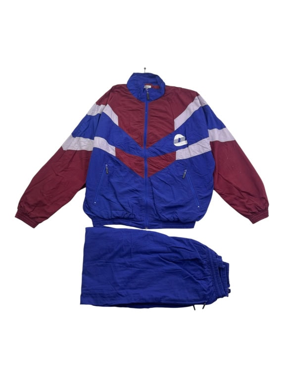 Erbacher Tracksuit Set Vintage Logo Multicolor Blue Women’s L