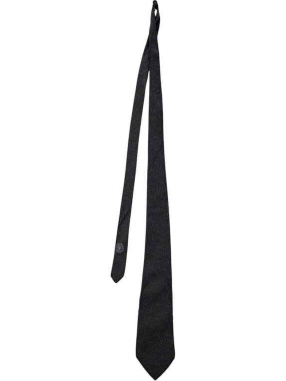 ERMENEGILDO ZEGNA TIE CLASSIC CHARCOAL MEN PRE OWNED