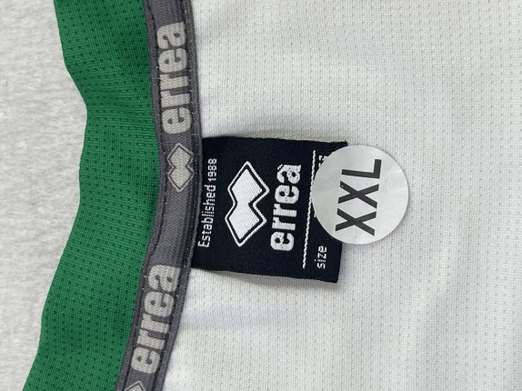 90s ERREA BASKETBALL JERSEY CLASSIC WHITE GREEN MEN PRE OWNED XXL