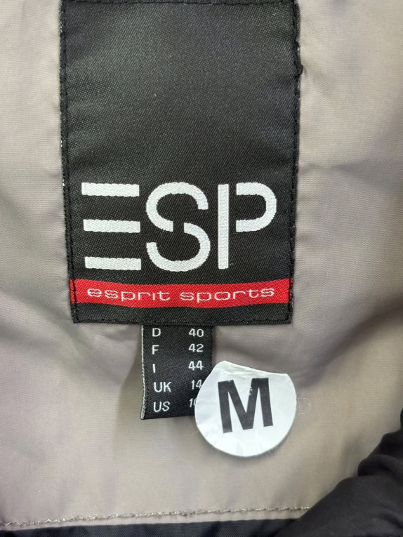 ESPRIT SPORTS ΑΜΑΝΙΚΟ PUFFER ΜΠΟΥΦΑΝ SPORTSWEAR STONE GREY ΓΥΝΑΙΚΕΙΟ PRE OWNED M