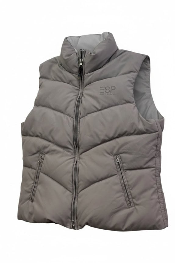 ESPRIT SPORTS ΑΜΑΝΙΚΟ PUFFER ΜΠΟΥΦΑΝ SPORTSWEAR STONE GREY ΓΥΝΑΙΚΕΙΟ PRE OWNED M