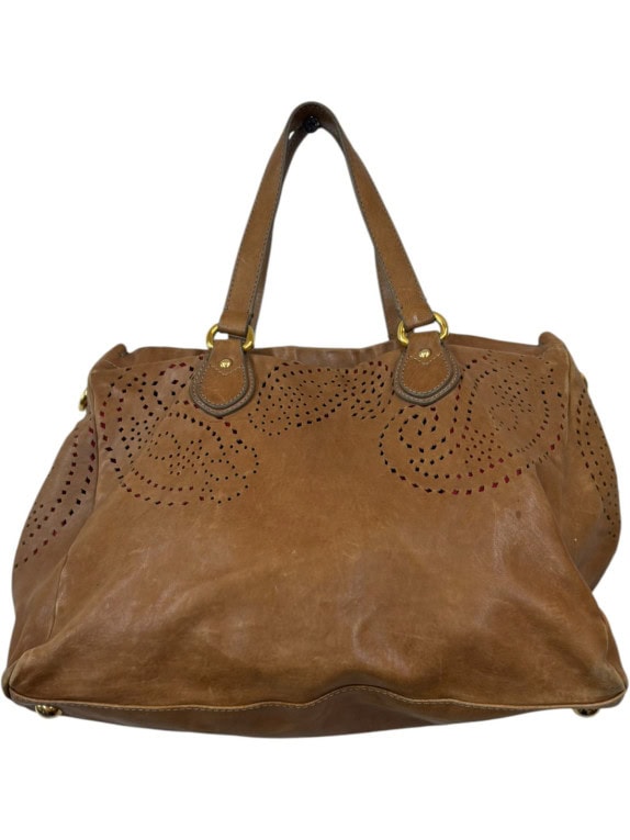 ETRO ΤΣΑΝΤΑ ΧΕΙΡΟΣ PAISLEY ΚΑΦΕ ΓΥΝΑΙΚΕΙΟ PRE OWNED