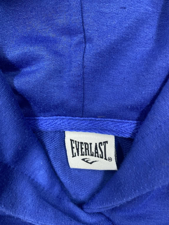 EVERLAST Φούτερ με Κουκούλα Vintage Logo Μπλε Unisex