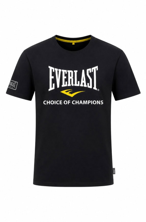 EVERLAST GRAFFIC TEE SPORTSWEAR NERO UOMO PRE OWNED L