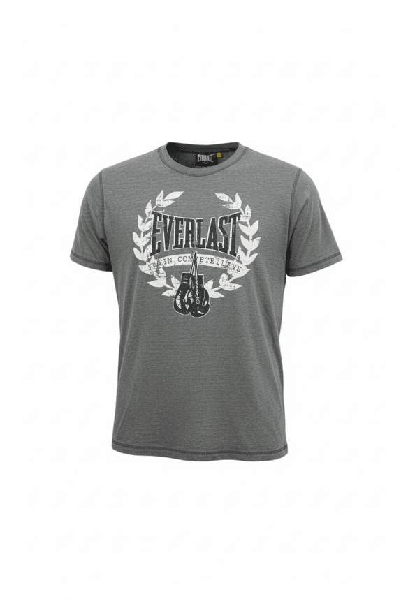 EVERLAST T-SHIRT LOGO ΓΚΡΙ UNISEX M
