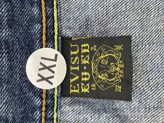 EVISU ΤΖΙΝ ΣΟΡΤΣ VINTAGE BLUE ΑΝΤΡΙΚΟ PRE OWNED XXL