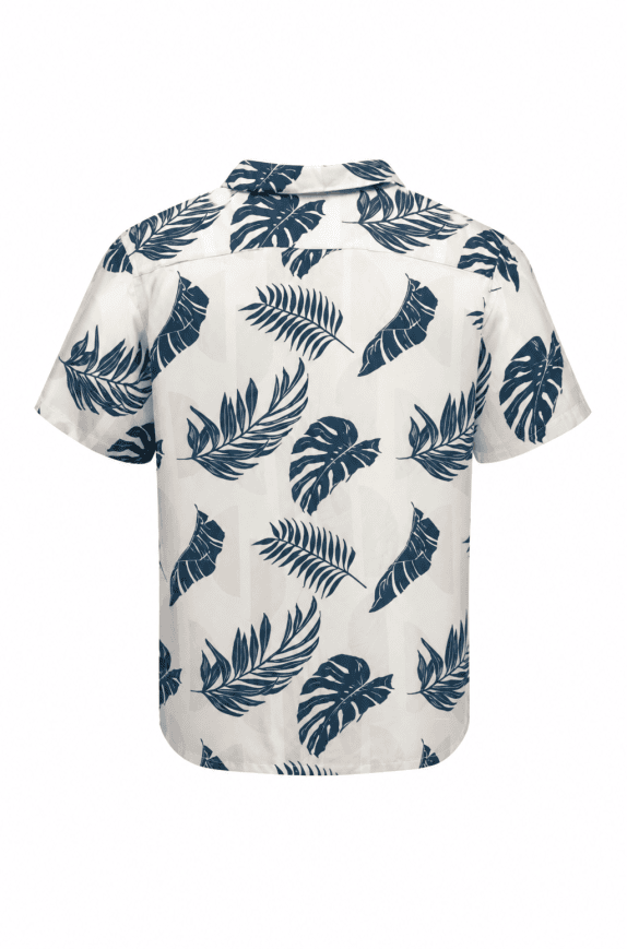 EXPRESS ΠΟΥΚΑΜΙΣΟ TROPICAL ΕΚΤΥΠΩΣΗ ΣΠΙΤΑΚΙ OFF WHITE ΑΝΤΡΙΚΟ PRE OWNED M
