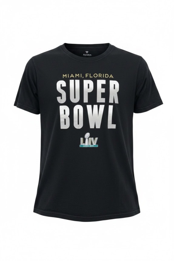 FANATICS GRAPHIC TEE SPELL OUT BLACK MENS PRE OWNED M