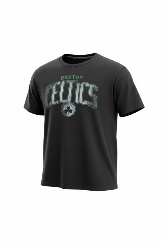 FANATICS T-SHIRT BOSTON CELTICS NBA ΛΟΓΟΤΥΠΟ ΜΑΥΡΟ UNISEX LARGE preowned