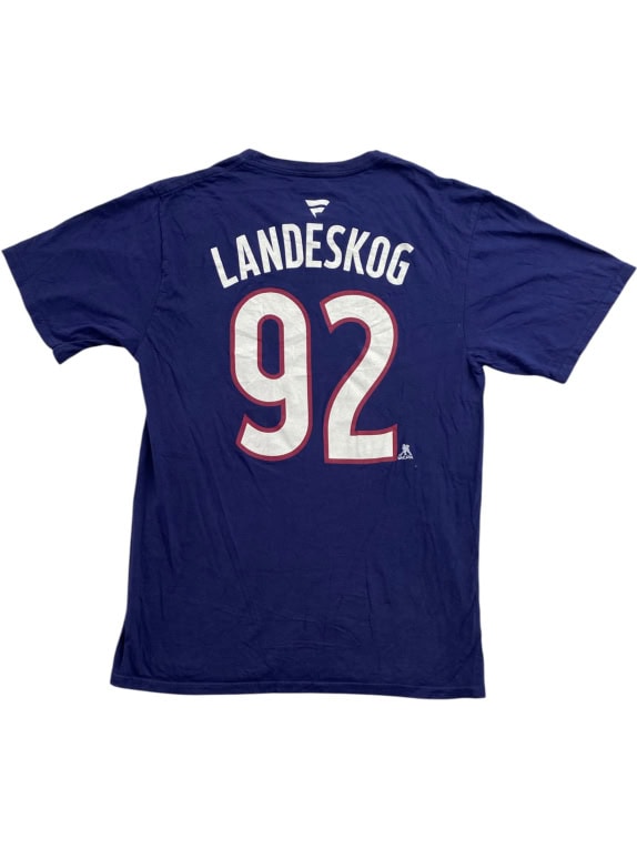 FANATICS T-shirt COLORADO AVALANCHE NHL Λογότυπο Μπλε UNISEX S pre-owned