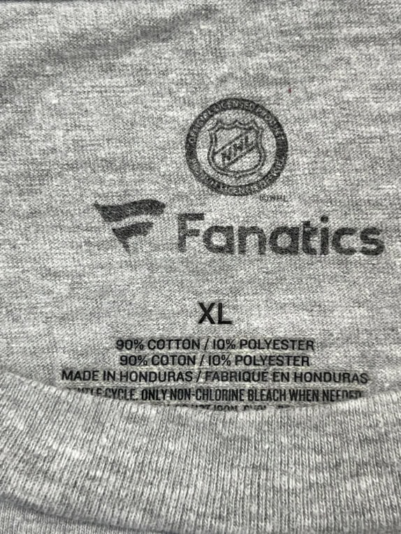 Fanatics Toronto Maple Leafs T-Shirt con logo grigio UNISEX XL
