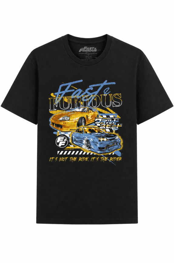 FAST AND FURIOUS GRAPHIC TEE RACING BLACK ΑΝΤΡΙΚΟ PRE OWNED M