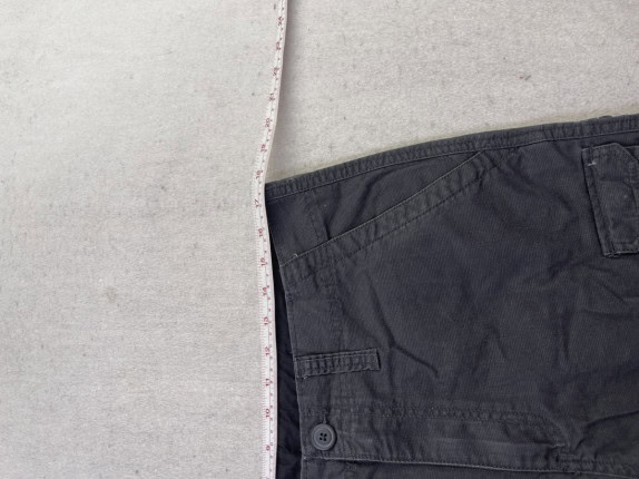 FATFARM CARGO BERMUDA SHORTS UTILITY CHARCOAL ΑΝΤΡΙΚΟ PRE OWNED L