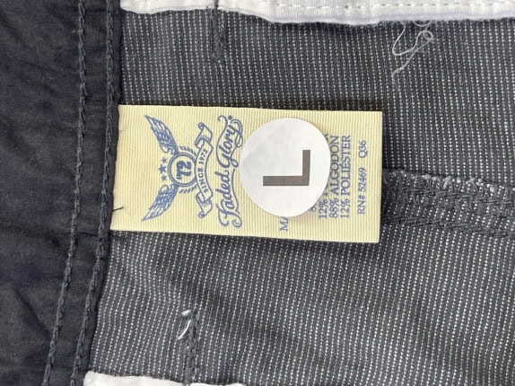 FATFARM CARGO BERMUDA SHORTS UTILITY CHARCOAL ΑΝΤΡΙΚΟ PRE OWNED L