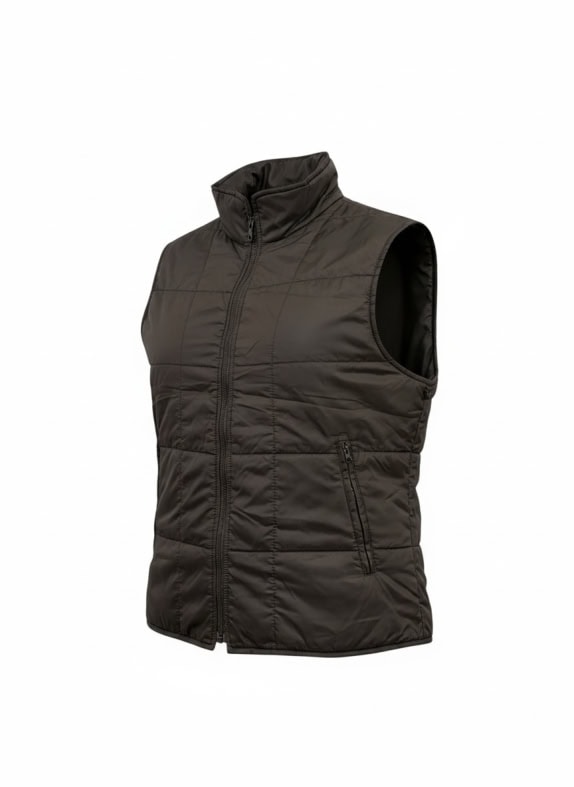 FAY ΑΜΑΝΙΚΟ ΜΠΟΥΦΑΝ VEST LOGO LABEL ΚΑΦΕ ΑΝΔΡΙΚΟ M/L