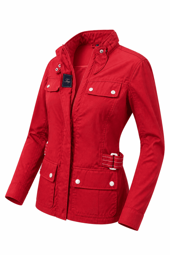 Y2K FAY JACKET UTILITY RED ΓΥΝΑΙΚΕΙΟ PRE OWNED S