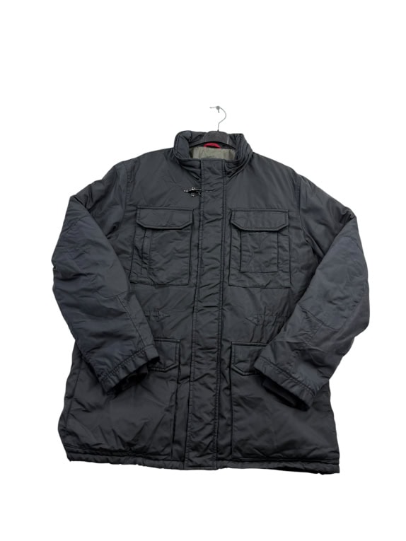 FAY ΜΠΟΥΦΑΝ FIELD JACKET LOGO BUCKLE ΜΑΥΡΟ ΑΝΔΡΙΚΟ XL