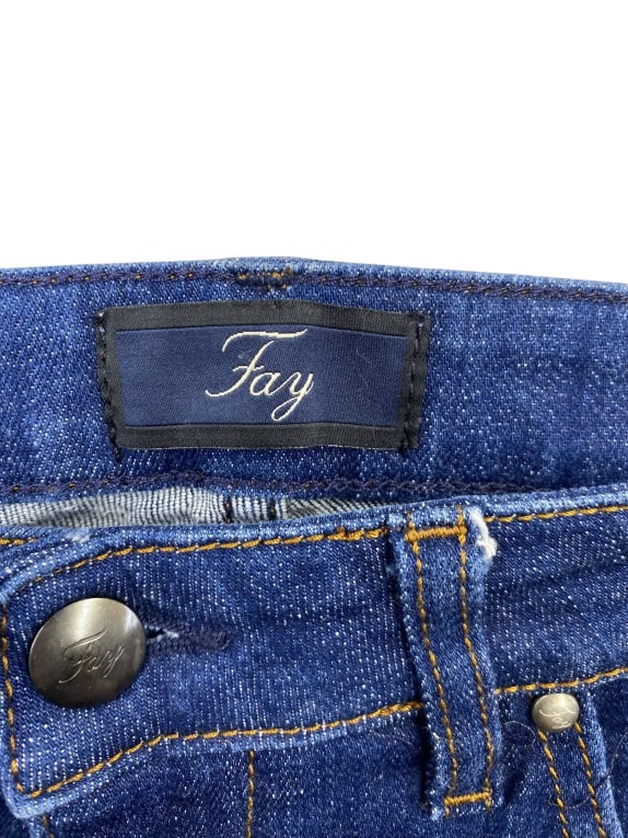 Fay Παντελόνι Denim Vintage Logo Μπλε Γυναικείο S