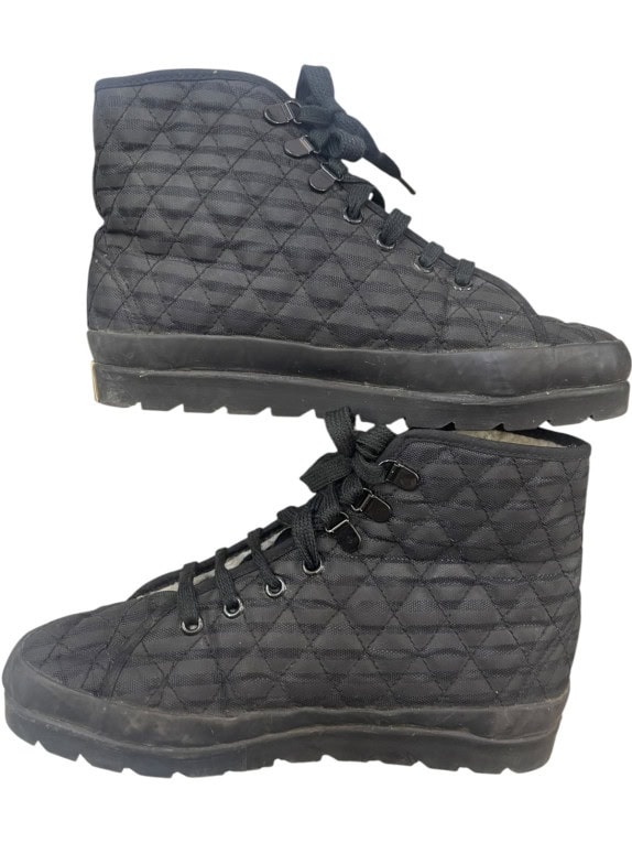 FENDI HIGH TOP SNEAKERS MINIMAL ΜΑΥΡΟ ΓΥΝΑΙΚΕΙΟ PRE OWNED EU39