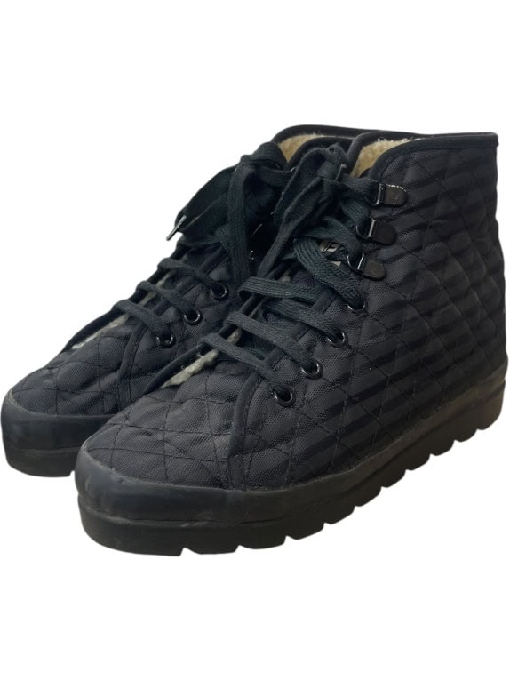 FENDI HIGH TOP SNEAKERS MINIMAL ΜΑΥΡΟ ΓΥΝΑΙΚΕΙΟ PRE OWNED EU39