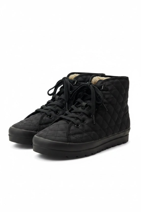FENDI HIGH TOP SNEAKERS MINIMAL ΜΑΥΡΟ ΓΥΝΑΙΚΕΙΟ PRE OWNED EU39