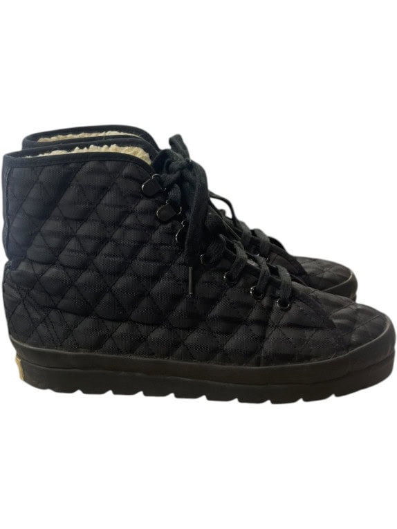 FENDI HIGH TOP SNEAKERS MINIMAL ΜΑΥΡΟ ΓΥΝΑΙΚΕΙΟ PRE OWNED EU39