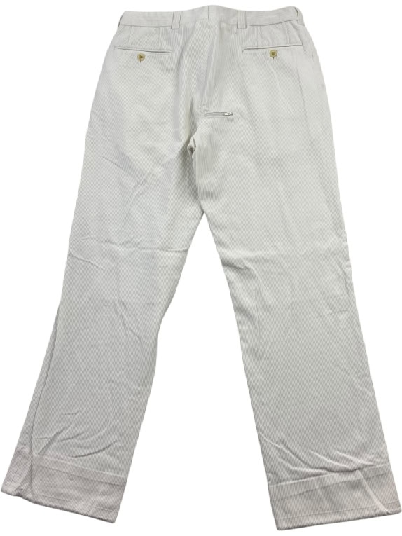 FERAUD CORDUROY PANTS VINTAGE LOGO WHITE MENS M